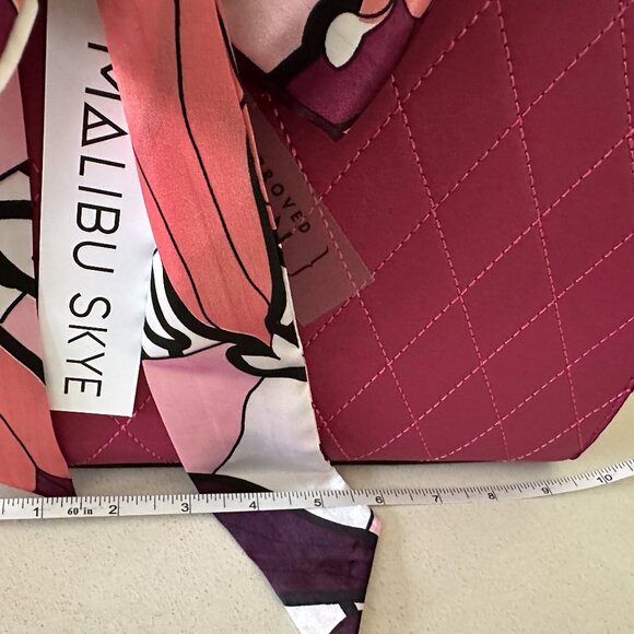 MALIBU SKYE Vegan Leather Fuchsia Pink Bag - Picture 3 of 9